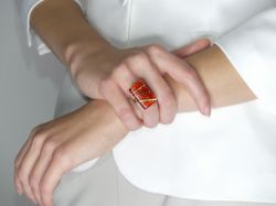 Bild von Ring - Kollektion "Mosaik" - rot